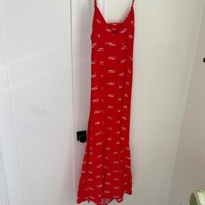 a new day Red Patterned Maxi Dress